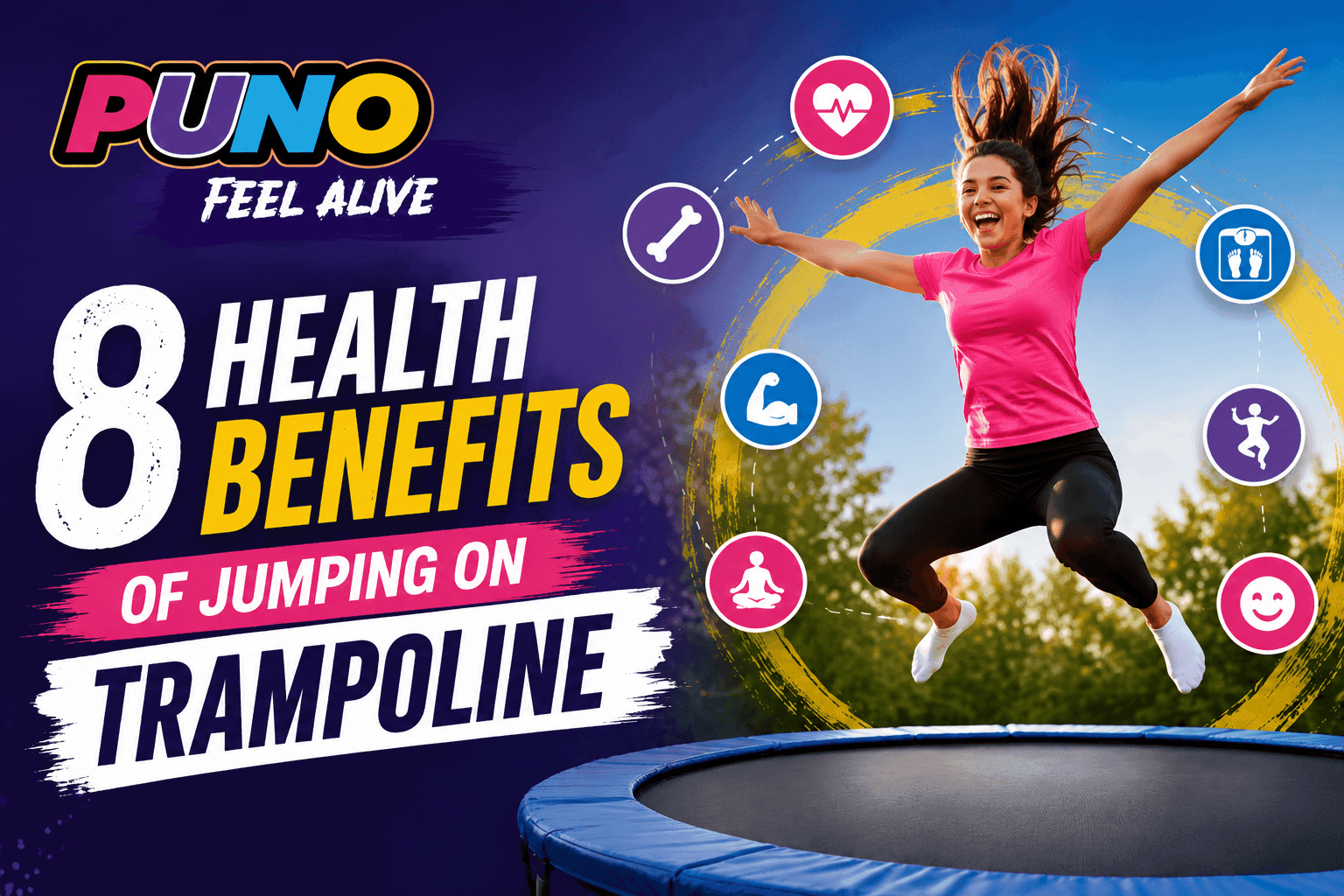 8 Health Benefits of Jumping on trampoline