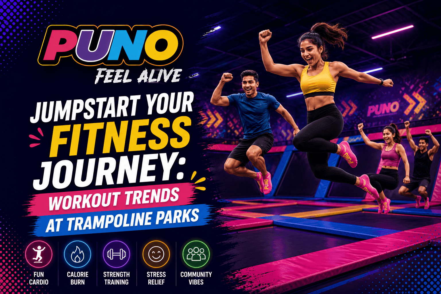 Jumpstart Your Fitness Journey: Workout Trends at Trampoline Parks