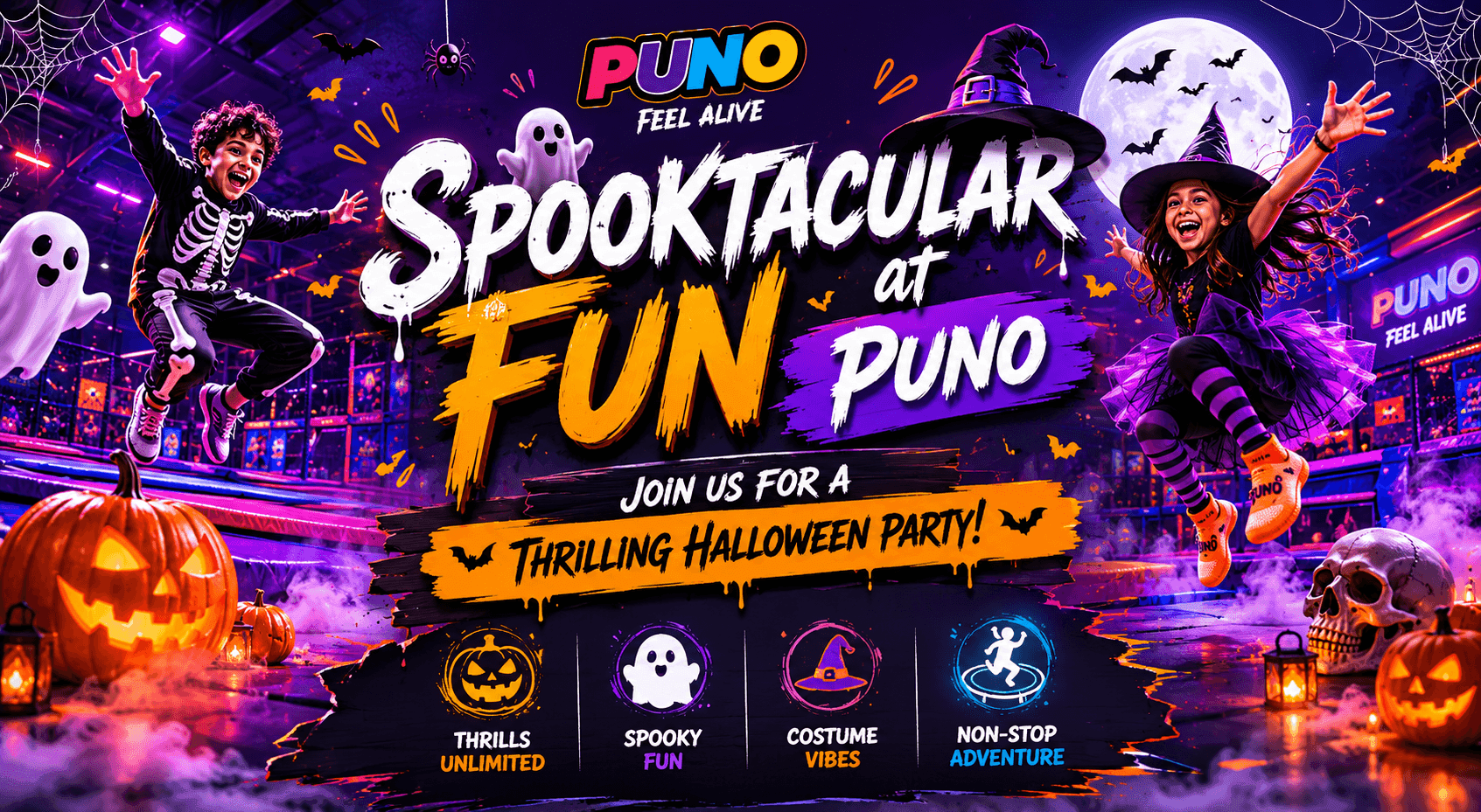 Spooktacular Fun at Puno: Join Us for a Thrilling Halloween Party!