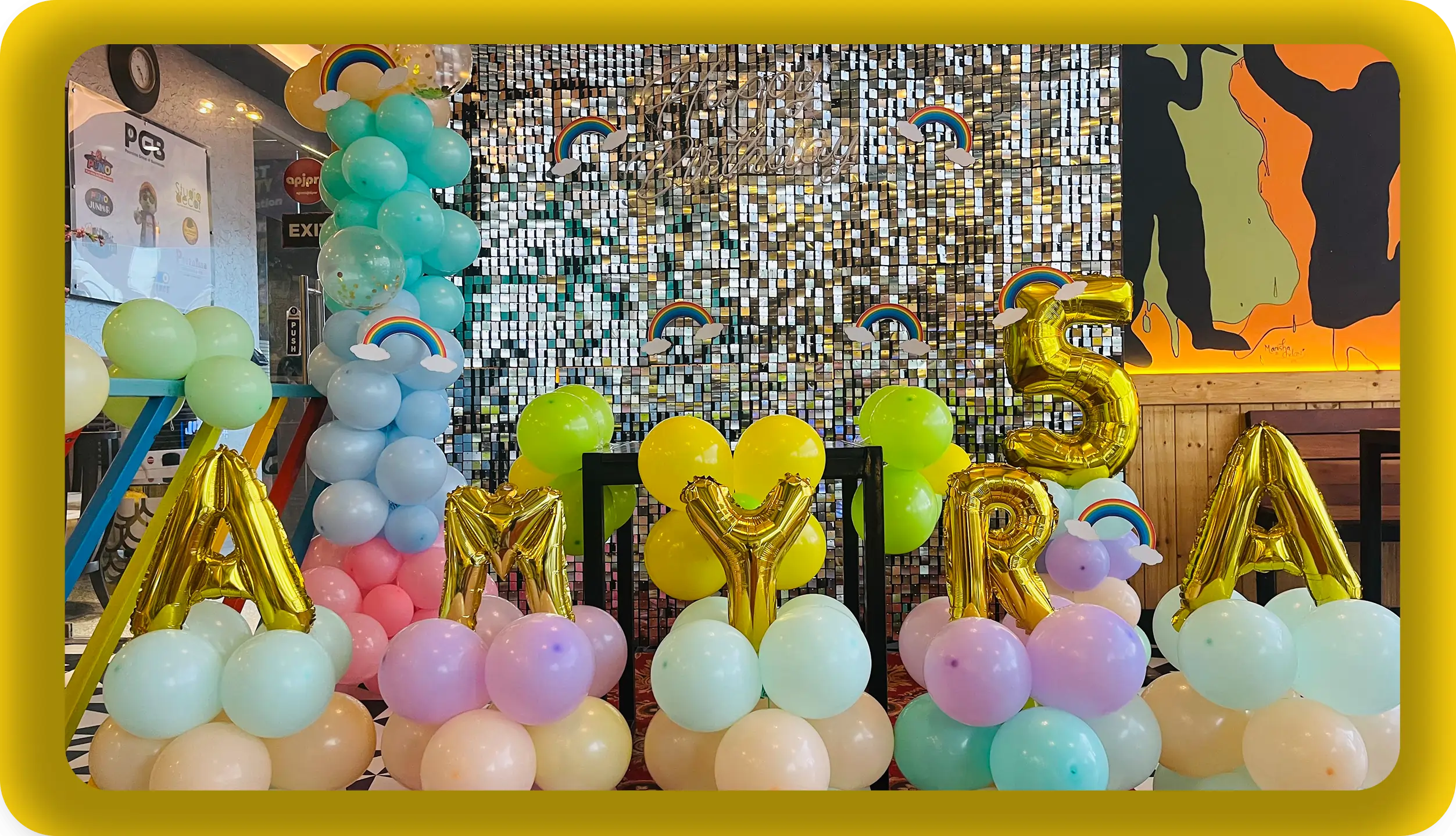 birthday party decoration